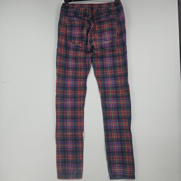 Urban Outfitters Plaid Green High Waist Tapered Pant Women's M 3726 - Picture 2 of 11